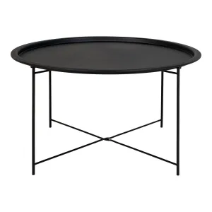 Rootz Bastia Coffee Table - Modern Table - Minimalist Table - Durable & Sleek - Ø75x43cm