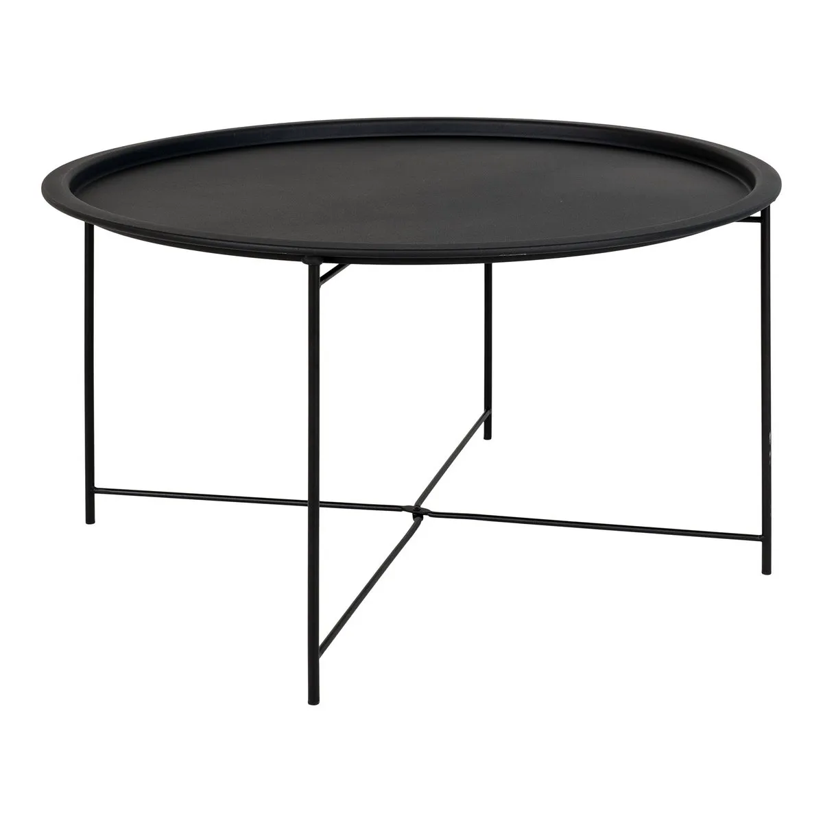 Rootz Bastia Coffee Table - Modern Table - Minimalist Table - Durable & Sleek - Ø75x43cm