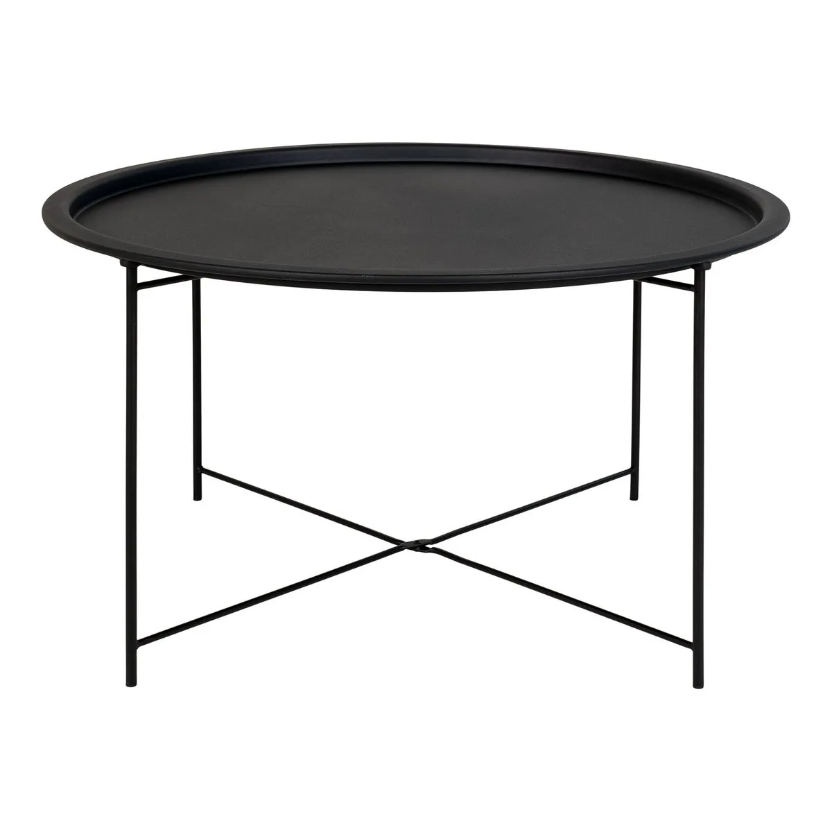 Rootz Bastia Coffee Table - Modern Table - Minimalist Table - Durable & Sleek - Ø75x43cm