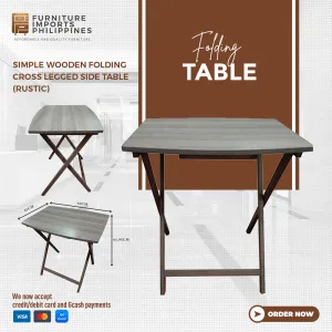 Rowan Rustic Folding Table – Multipurpose Table