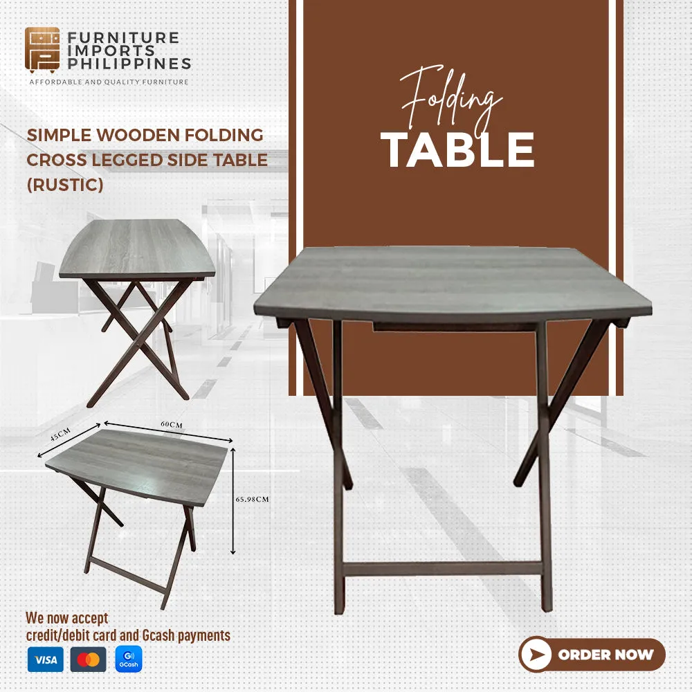 Rowan Rustic Folding Table – Multipurpose Table