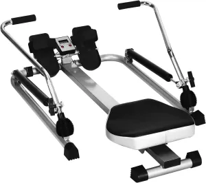 Rowing Machines for Home Use- SPORFIT Rowing Machine Foldable w/Adjustable Resistance & LCD Monitor for Cardio Exercise, Compact for Home Workout Tone Muscle Improve Heart Health