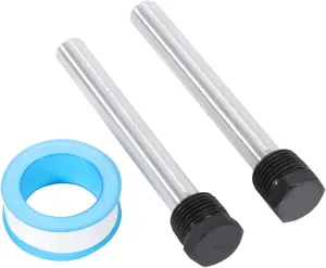 RV Water Heater Magnesium Anode Rod for Atwood Heaters, 2 Pack 1/2Inch NPT RV Hot Water Tank Anode Rod for RV Heater