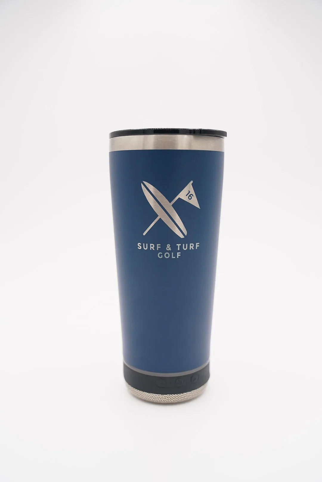 S&T Classic - VIBE 18 OZ Tumbler- W/ Bluetooth Speaker or Power Bank Charger Base Attachment