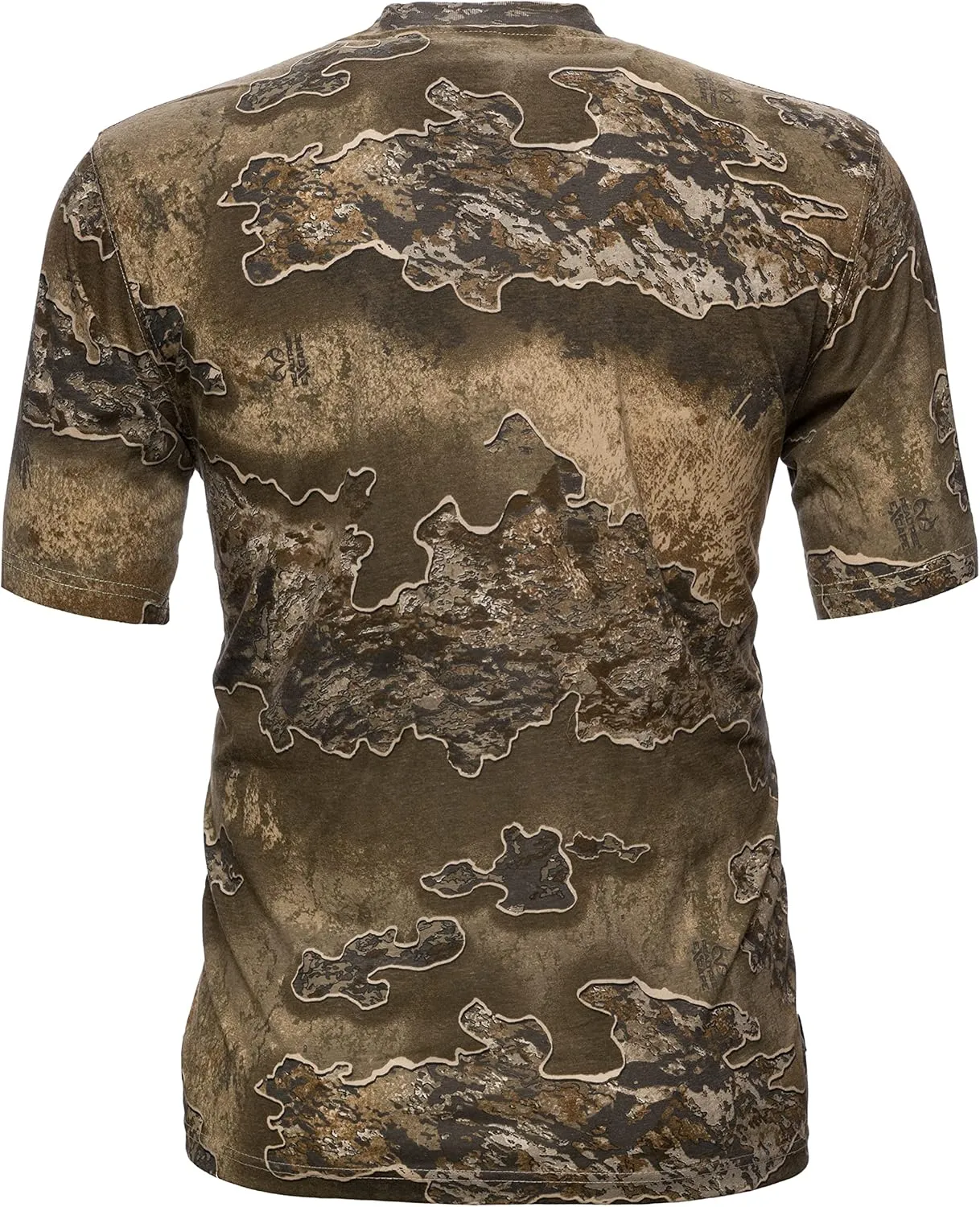 SCENTBLOCKER Scent Blocker Fused Cotton Lightweight Short-Sleeve Camo Hunting Shirt for Men