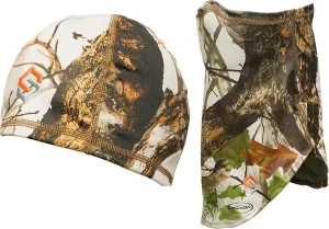ScentLok Lightweight Camo Beanie & Gaiter Combo - Whitetail Hunting Gear