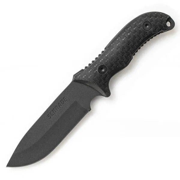 SCHF36 Frontier, TPE Handle, Drop Point Plain w-Sheath