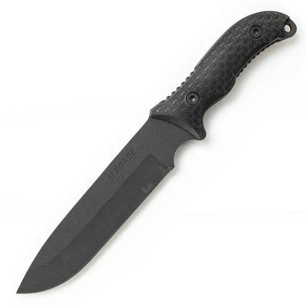 SCHF37 Frontier, TPE Handle, Drop Point Plain w-Sheath