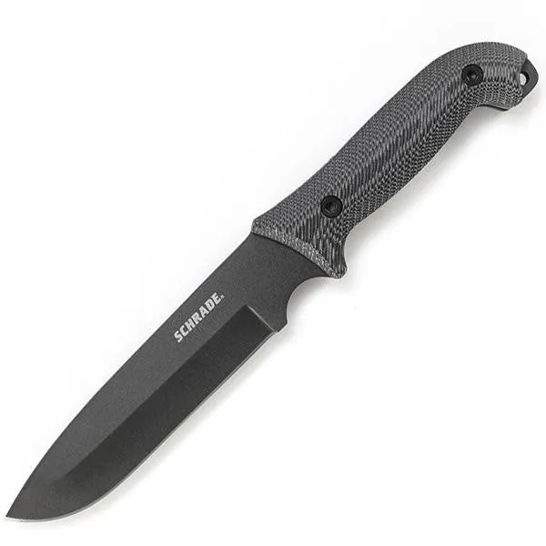 SCHF52M Frontier, Micarta Handle, Drop Point Plain w-Sheath