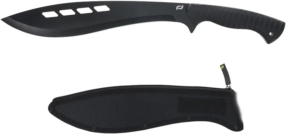 Schrade Delta Class Decimate Kukri Machete with Stainless Steel Blade for Outdoor Survival