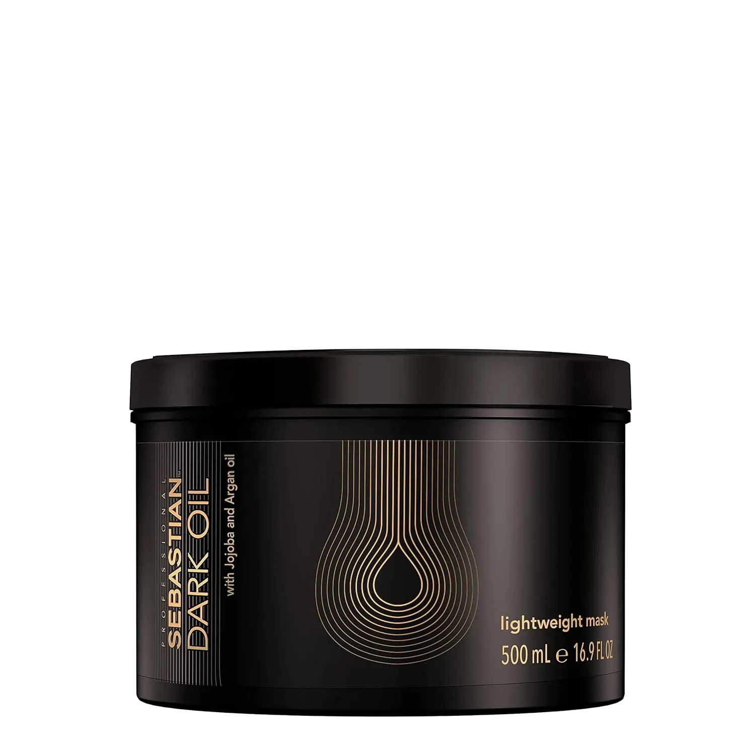 Sebastian Professional Dark Oil Lightweight Treatment Mask | Nourishing Blend of Natural Oils for 3x Smoother Hair