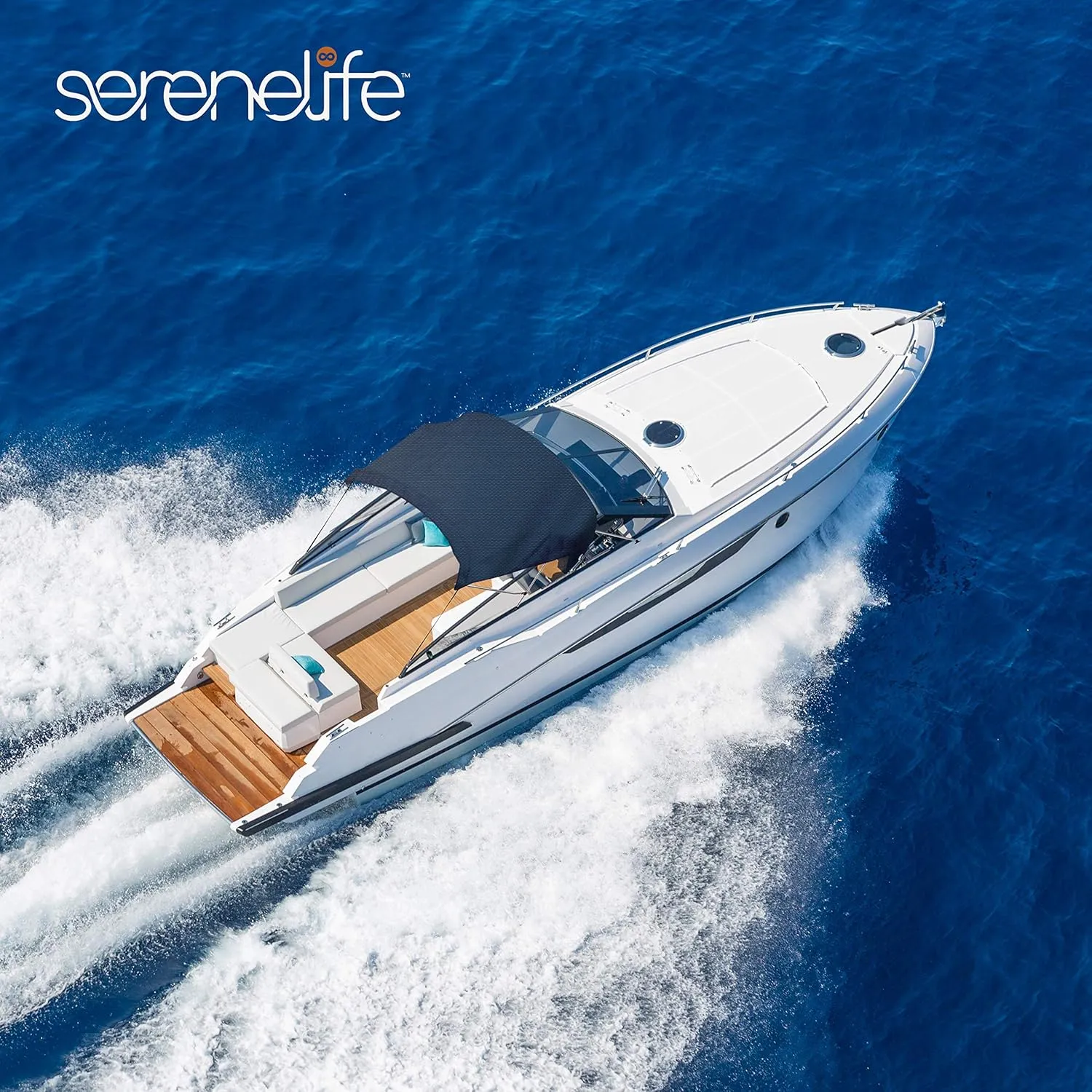 SereneLife Waterproof Boat Bimini Top Cover