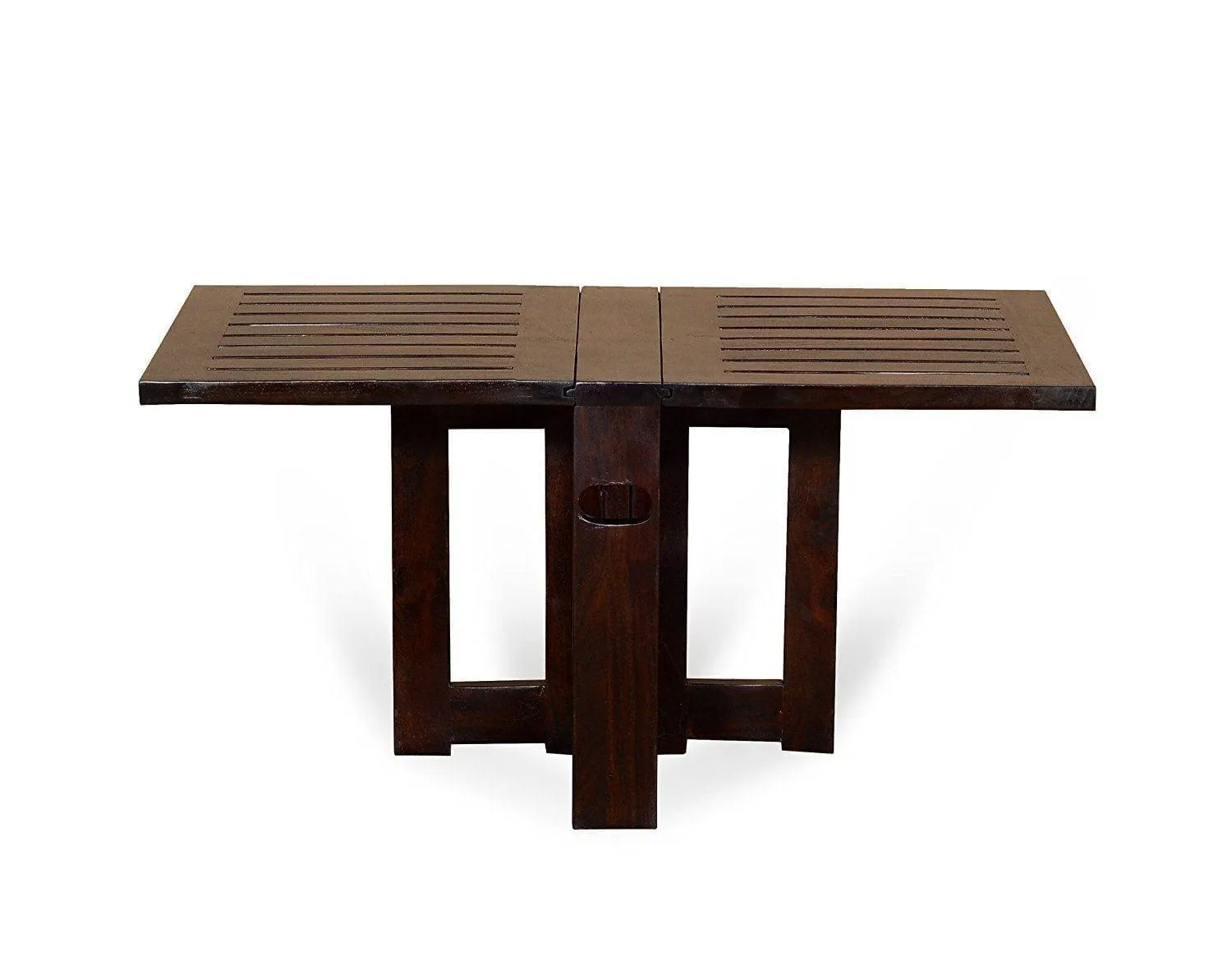 Sheesham Wood Foldable Coffee table In Walnut Finish