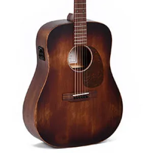 Sigma DM-15E Aged 14-Fret Mahogany Acoustic Electric Guitar