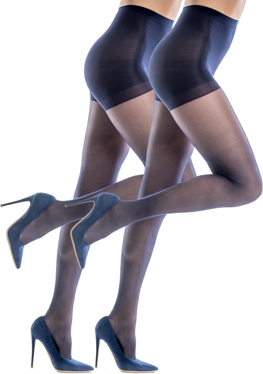 Silkies Women's Ultra Sheer Control Top Pantyhose (2 Pair Pack) - Lightweight, Comfortable, Perfect Fit