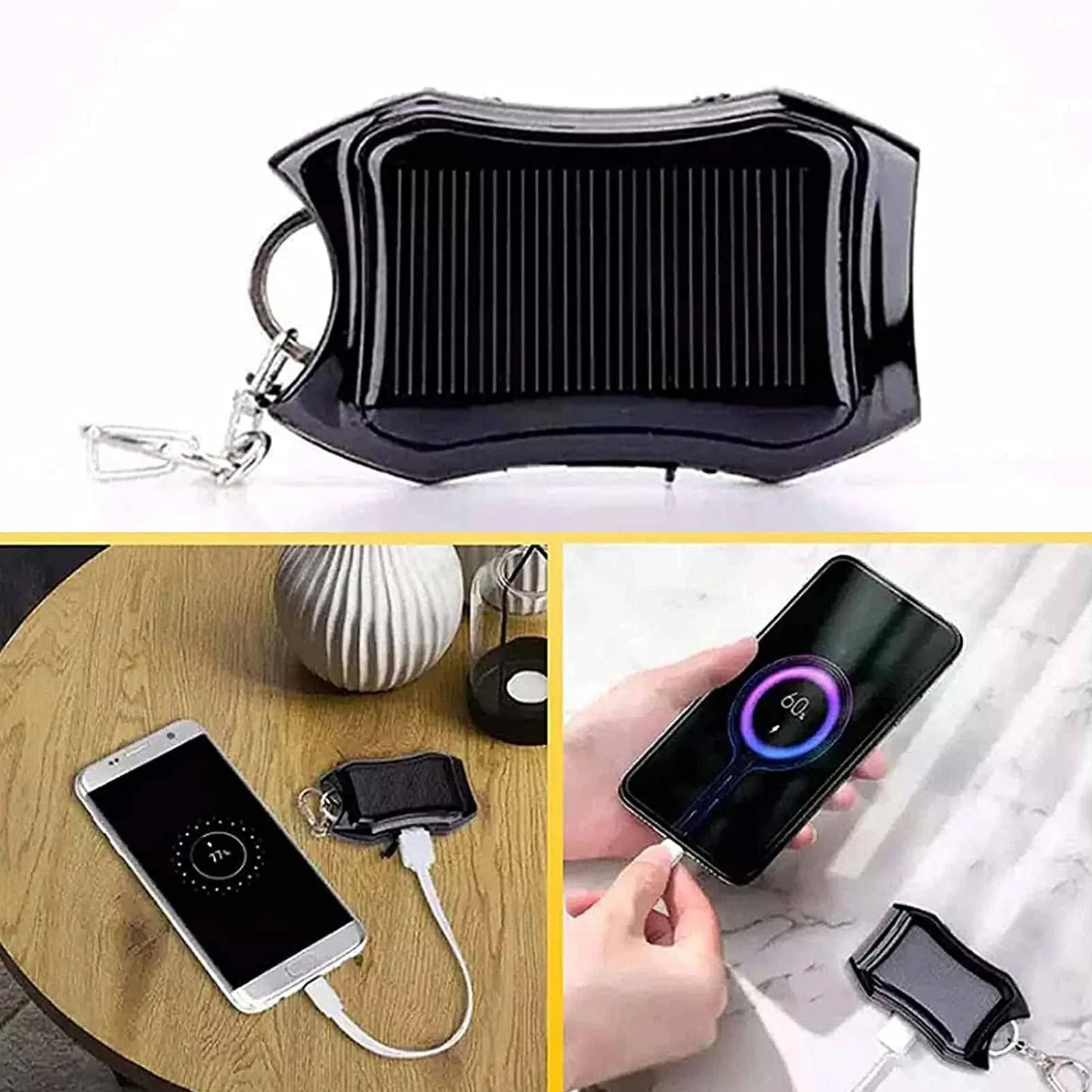 Solar Charger Keychain