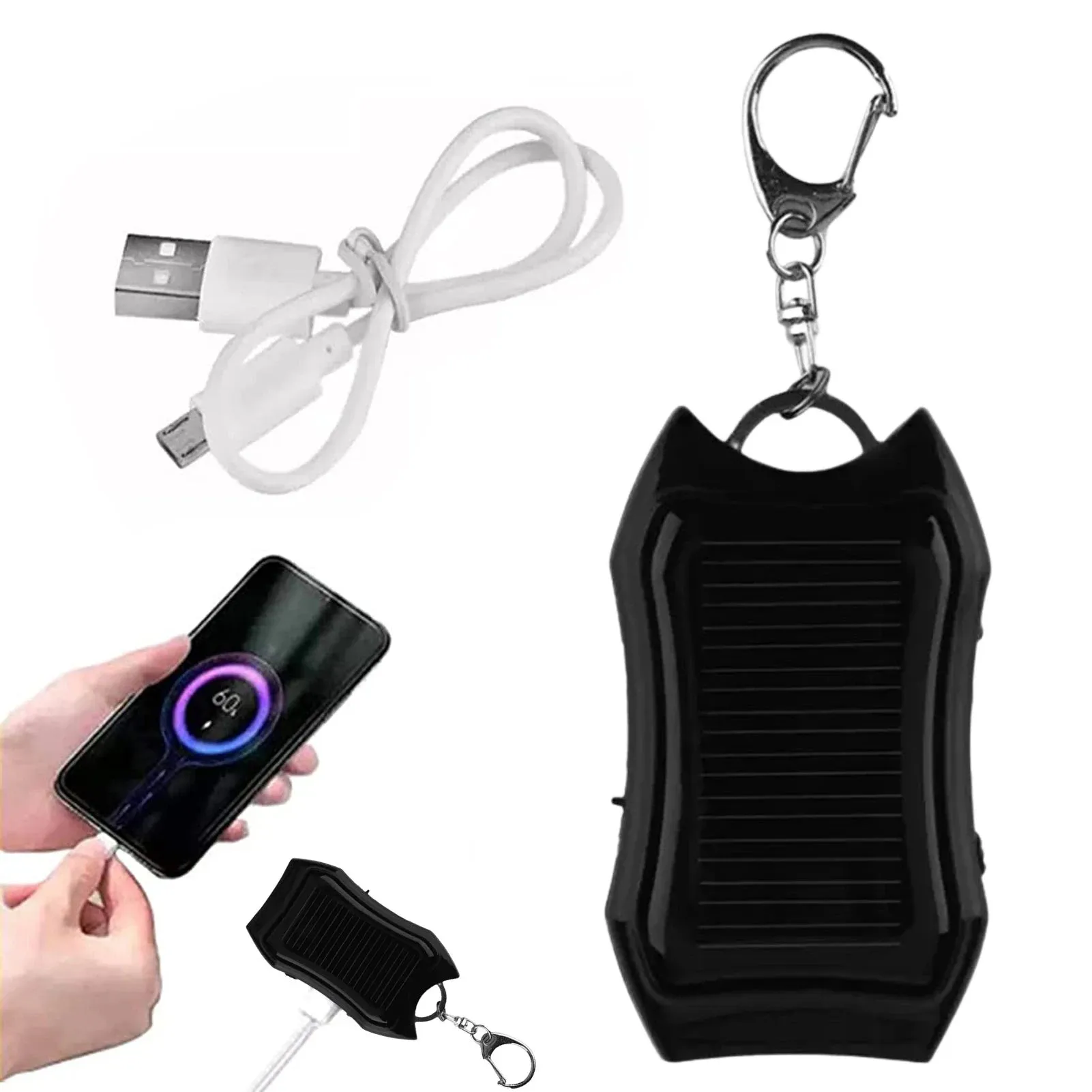 Solar Charger Keychain