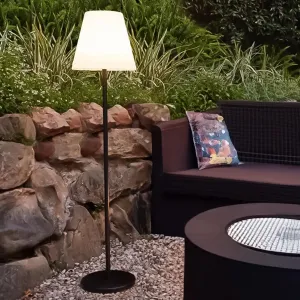 Solar DC LED Floor Lamp w/ Remote