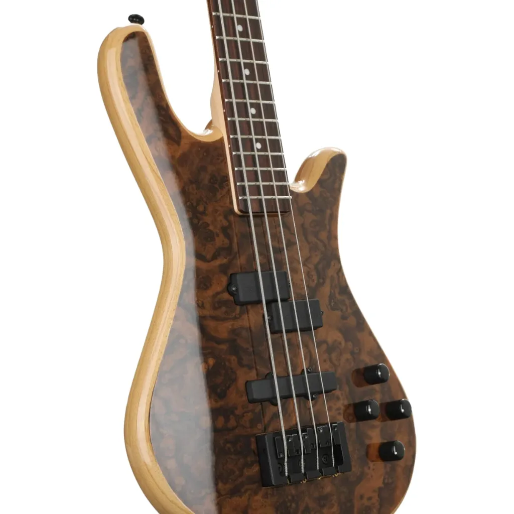 Spector Legend 4 Bass Guitar - Walnut Burl