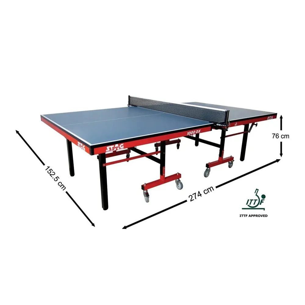 STAG International Deluxe 1000 DX T.T.F.I Approved Table Tennis Table