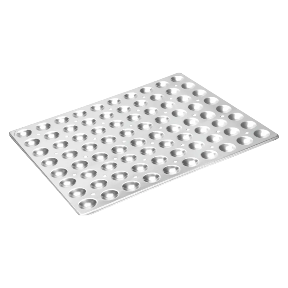 Stainless Steel Mini Idli Tray, 80 Mini Idli's, 1.5" Diameter, 20" x 16.5", SS 304