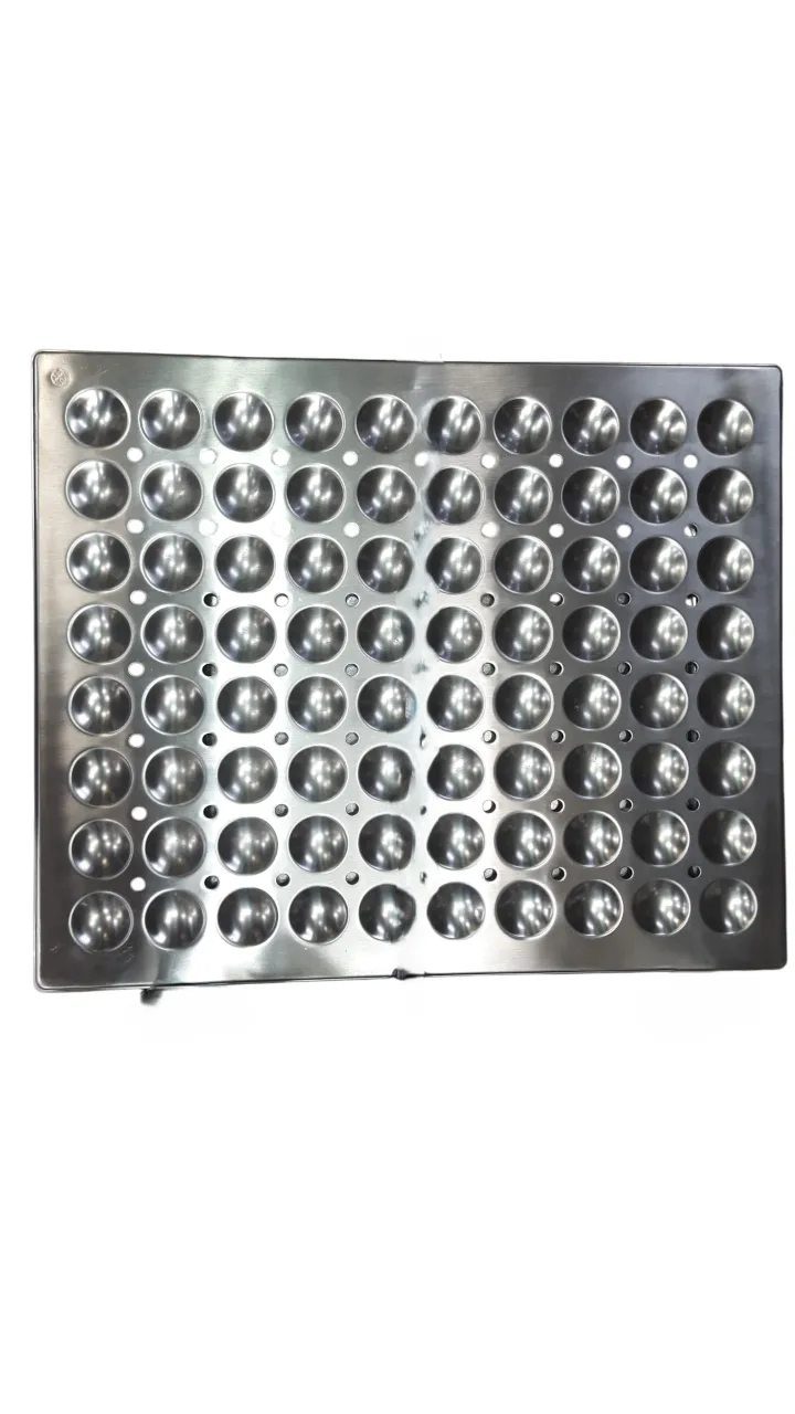 Stainless Steel Mini Idli Tray, 80 Mini Idli's, 1.5" Diameter, 20" x 16.5", SS 304