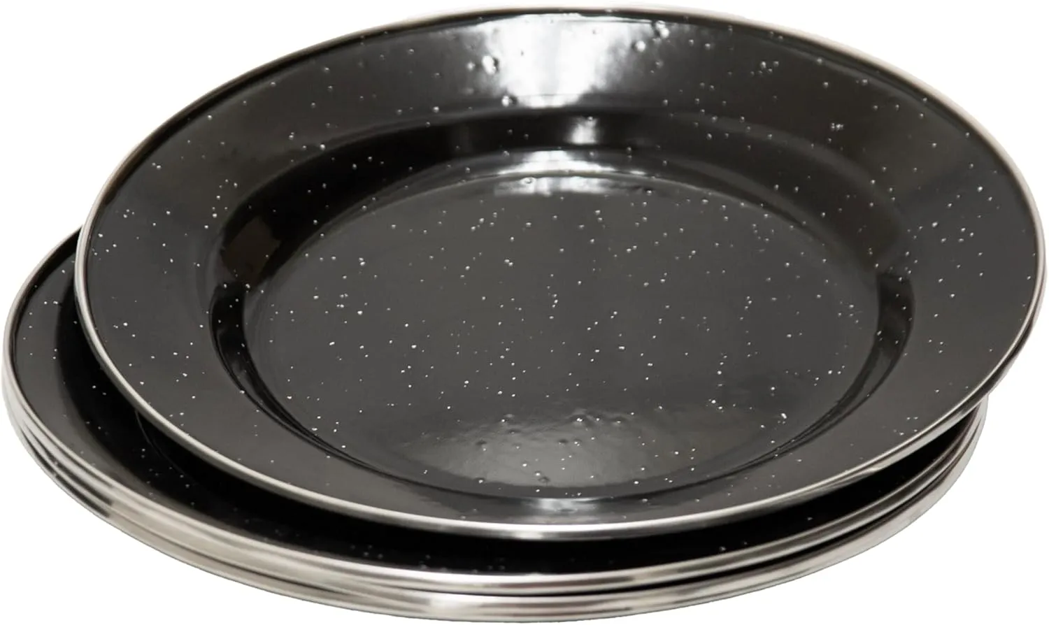 Stansport 24-Piece Enamel Camping Tableware Set