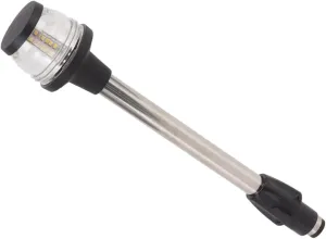 Stern Light, Marine Pole Lamp PC Housing 2 Pin Base Mounting DC10‑24V 2.5W 360° Lighting IP65 Waterproof for Fishing Boats Yachts