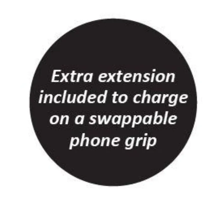 Stick Wireless Charger Black Marble
