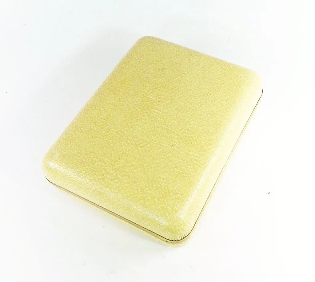 Stunning Kigu Leaping Deer Vanity Set Compact Lipstick Mirror And Case 1950s