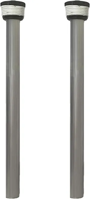 Suburban 2-Pack Magnesium Anode Rods for SW Models RV Tank Water Heaters, Stainless Steel Core, Extends Water Heater Tank Life (521421)