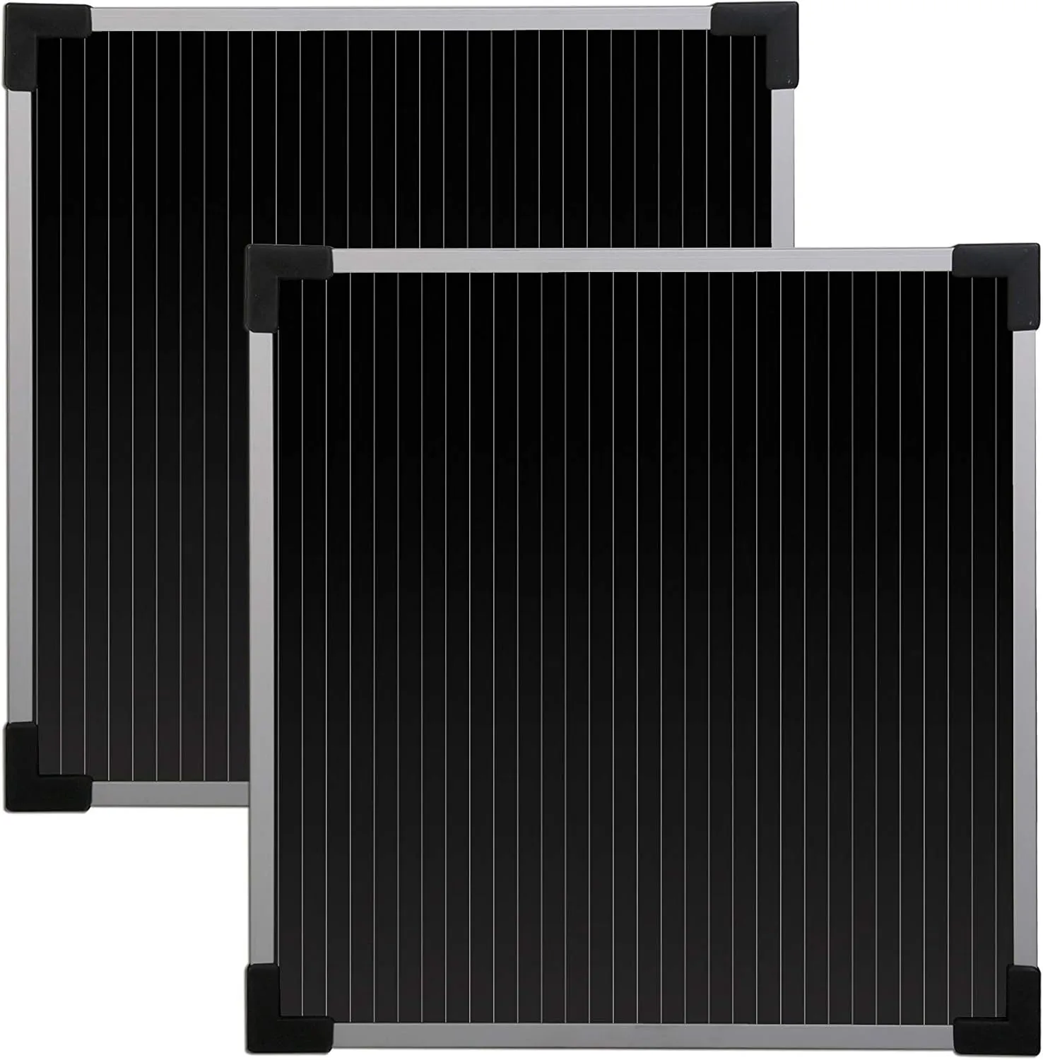 Sunforce 52022 5 Watt Solar Trickle Charger, Black, Pack of 2