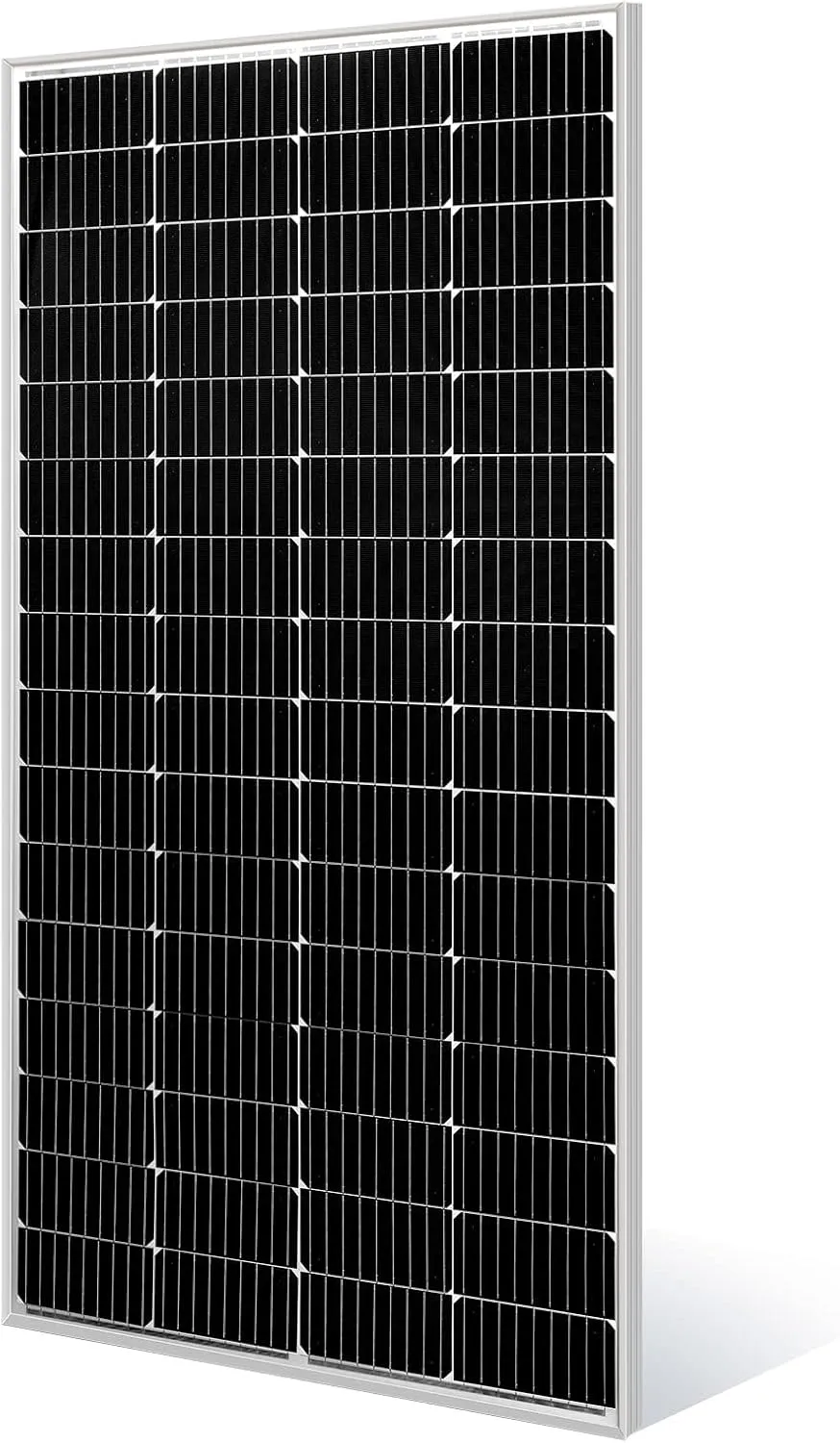 SUNGOLDPOWER Solar Panel 200W 24V Monocrystalline Solar Panel 200 Watt Solar Module Grade A Solar Cell, Black, SG200WM24