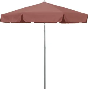 Sunline 7.5 ft x 8 Fiberglass Ribs Aluminum Pole Push Open Push Tilt Market Patio Umbrella