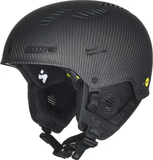 Sweet Protection Grimnir 2Vi MIPS Ski and Snowboard Helmet - Lightweight, Advanced Protective Gear for Freeriding with Adjustable Ventilation, Natural Carbon, Medium/Large