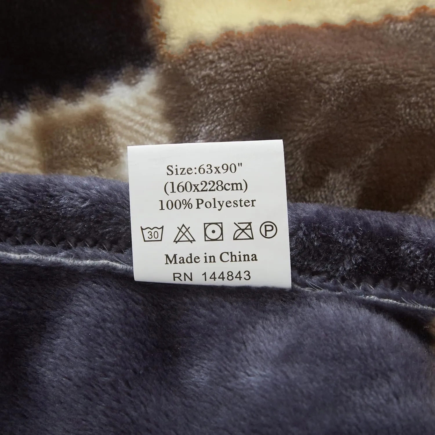 Tache Plaid Brown Yellow Fall Throw Blanket - Buttermilk Farmhouse Checkered Patchwork Super Soft Micro Fleece Plush Lightweight Dual-Sided Decorative Bed Blanket - 90 x 90 inch Full/Queen