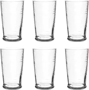 TarHong Cordoba Jumbo Glass, Clear, 23 oz., Premium Plastic, Set of 6