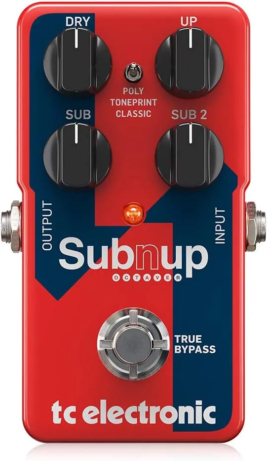 TC Electronic SUB 'N' UP OCTAVER Pedal with TonePrint