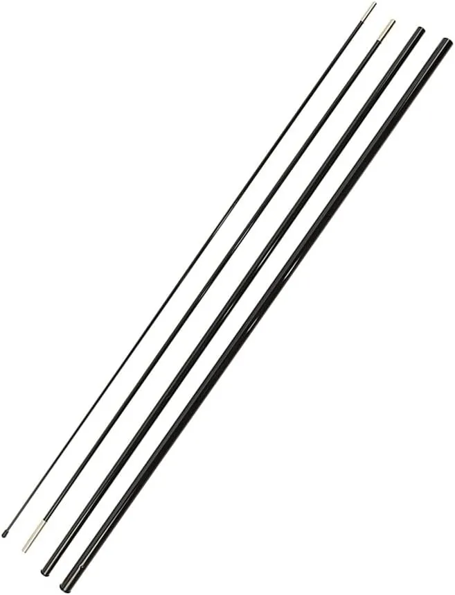 Teardrop Flag Set Windless Feather Flag Pole Kit Swooper Flag Pole Kit for Business Advertisement Including 4 Flagpoles and Ground Spike with Canvas Bag (L/11FT-Canvas bag)