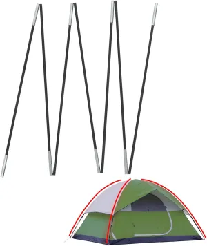 Tent Poles Replacement Compatible with Coleman 2 Person Sundome Camping Tent, Pre-Assembled Replacement Poles for Coleman, Easy to Install, Lightweight Fiberglass, 1 Pack