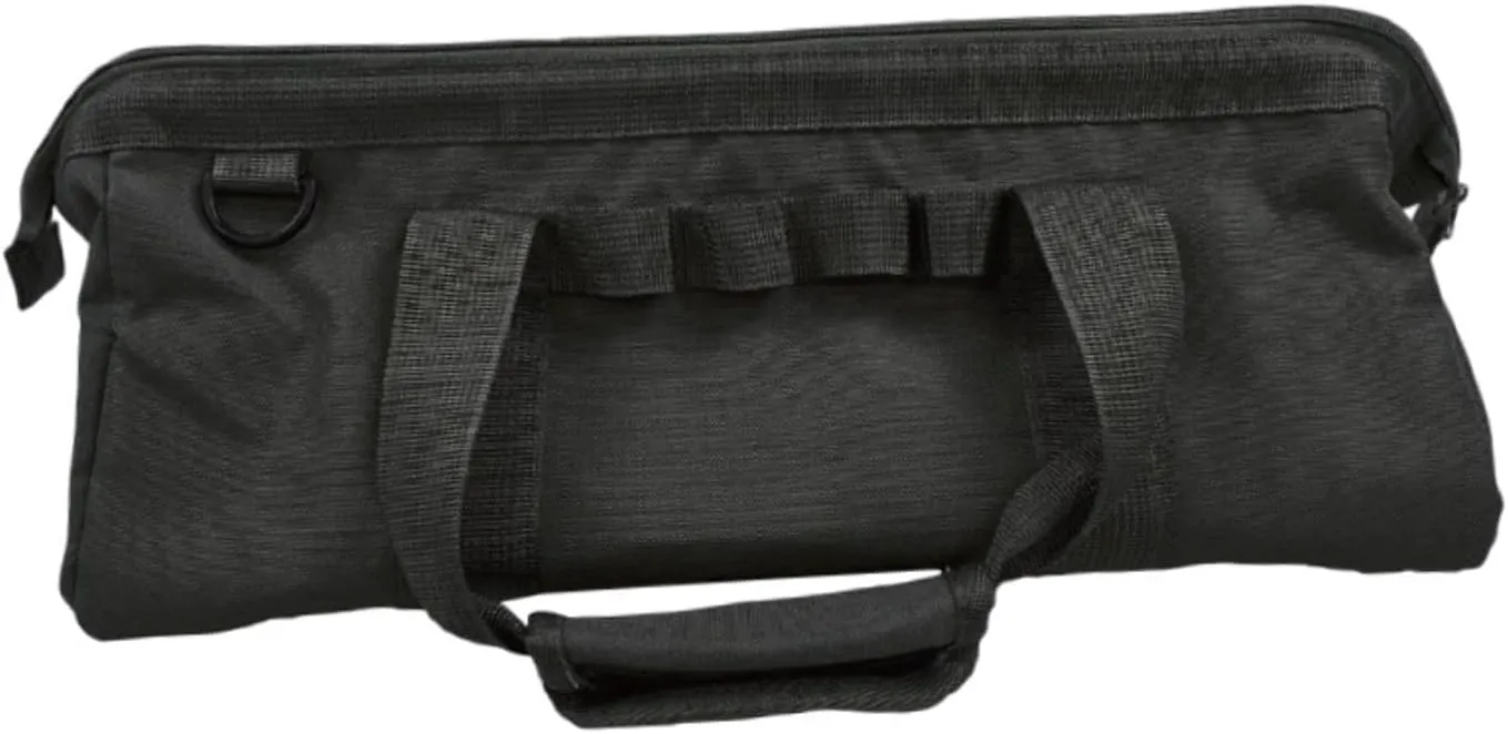 Tent Stakes Bag Camping Nail Bag Oxford Cloth with Handle Tent Pole Pegs Bag Tool Pouch for Hiking Backpacking Picnic Ropes, Black