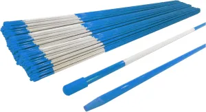 The ROP Shop | (Pack of 1000) Blue Snow Stakes 48 inches Long, 5/16 inch with Cap & Tapered End