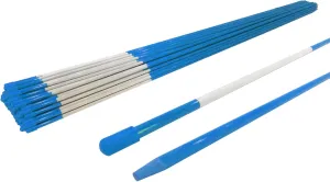 The ROP Shop | (Pack of 75) Snow Stakes 48 inches Long, 5/16 inch with Reflectors, Heavy Duty