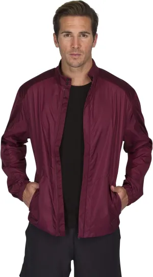 Three Sixty Six Full Zip Golf Jacket for Men - Lightweight Mens Rain Coat - Water Resistant Windbreaker