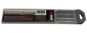 TIG Welding Tungsten Rod Electrodes 2% Ceriated 1/16” x 7” (Grey, WC20) 10PK