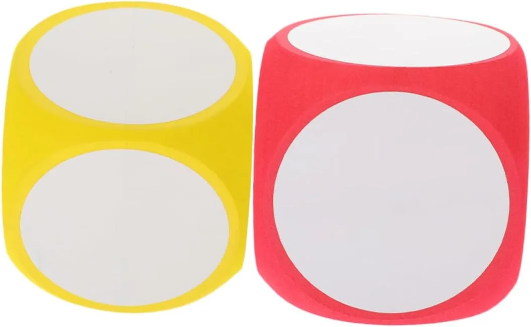 Totority 2sets Eva Dice for Crafting Big Dice Eva Game Dices Large Set Fine Dry Erase Markers 2pcs*2