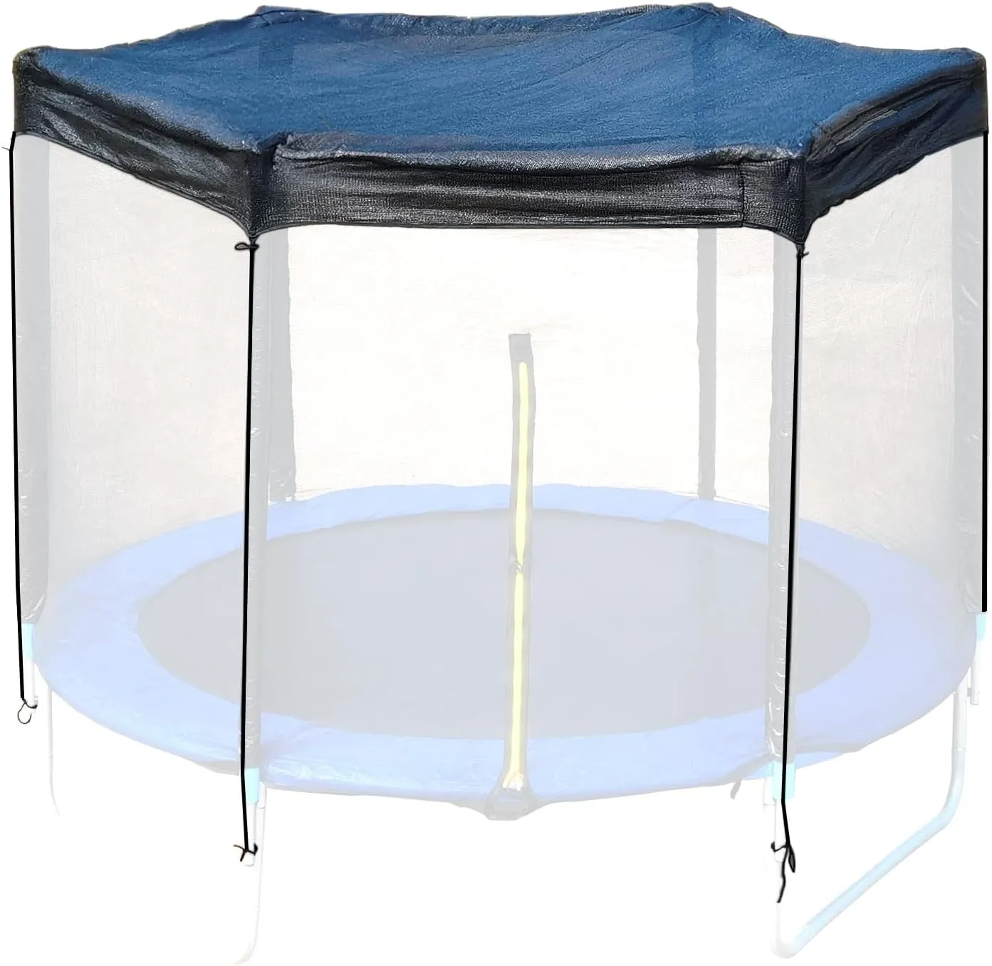 Trampoline Cover,Trampoline Shade Cover for 8ft-14ft Straight Pole Round Trampoline Outdoor Sun Protection Block Leaves,Only Trampoline Top Cover (10FT 8 poles)