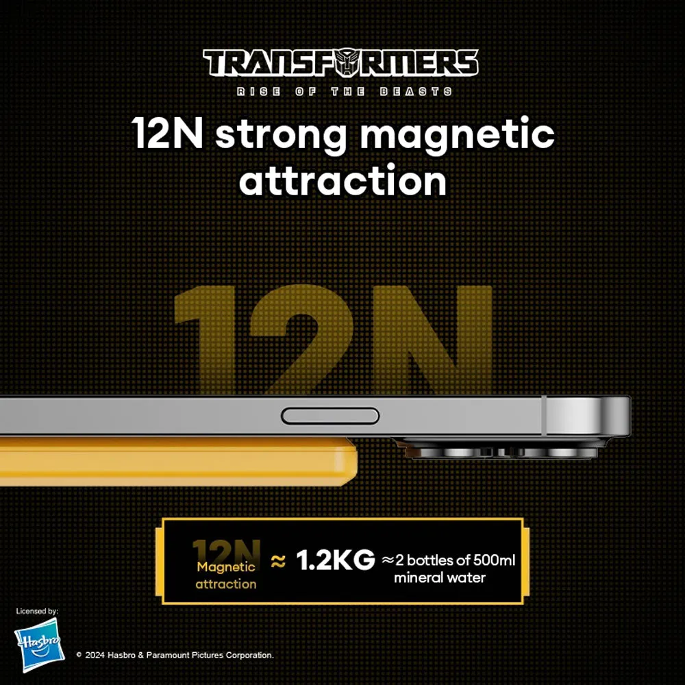 Transformers Wireless Magnetic Power Bank 5000mAh 20W - Yellow