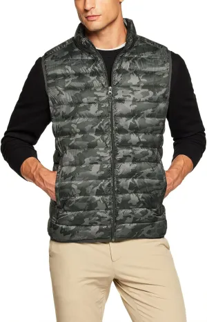 TSLA Men's Lightweight Packable Accent Puffer Vest, Water-Resistant Winter Outdoor Vests