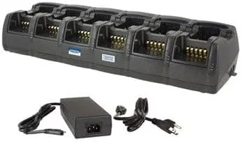 Twelve Bay Rapid Vehicle Charger for Kenwood TK-5210G Rechargeable Two Way Radio - Dual Pod Design